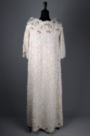 Jewelled French Corded Lace Dress, 1967